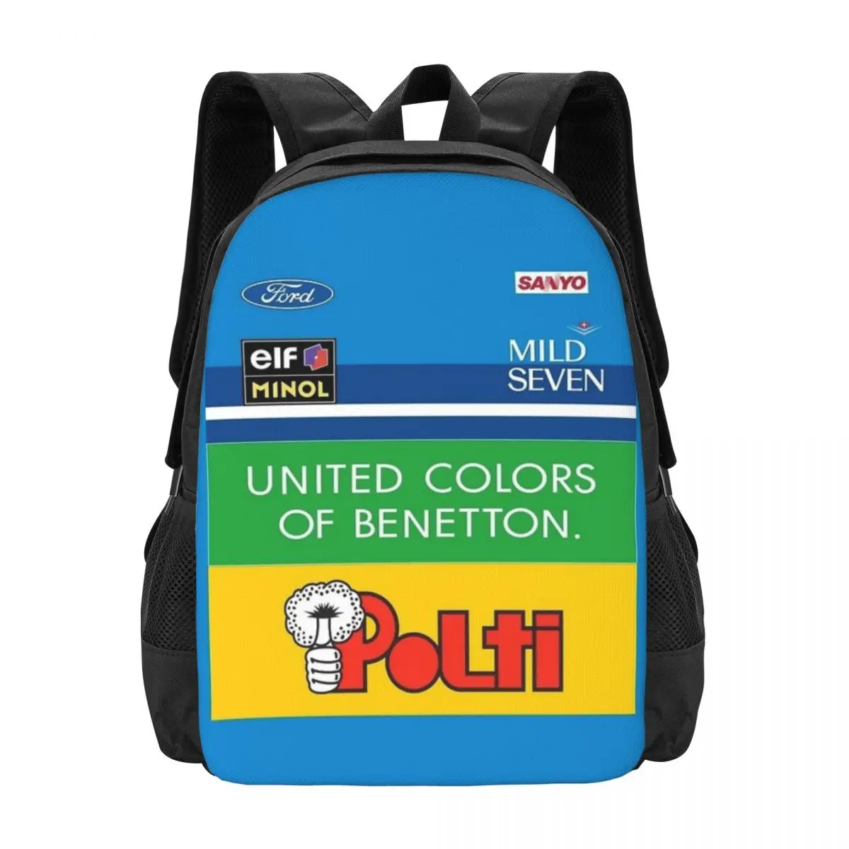 

GP2 Tribute Benetton Shoulder Bag Backpack Holiday Sturdy And Wearable For Out Nice gift Multi-Style