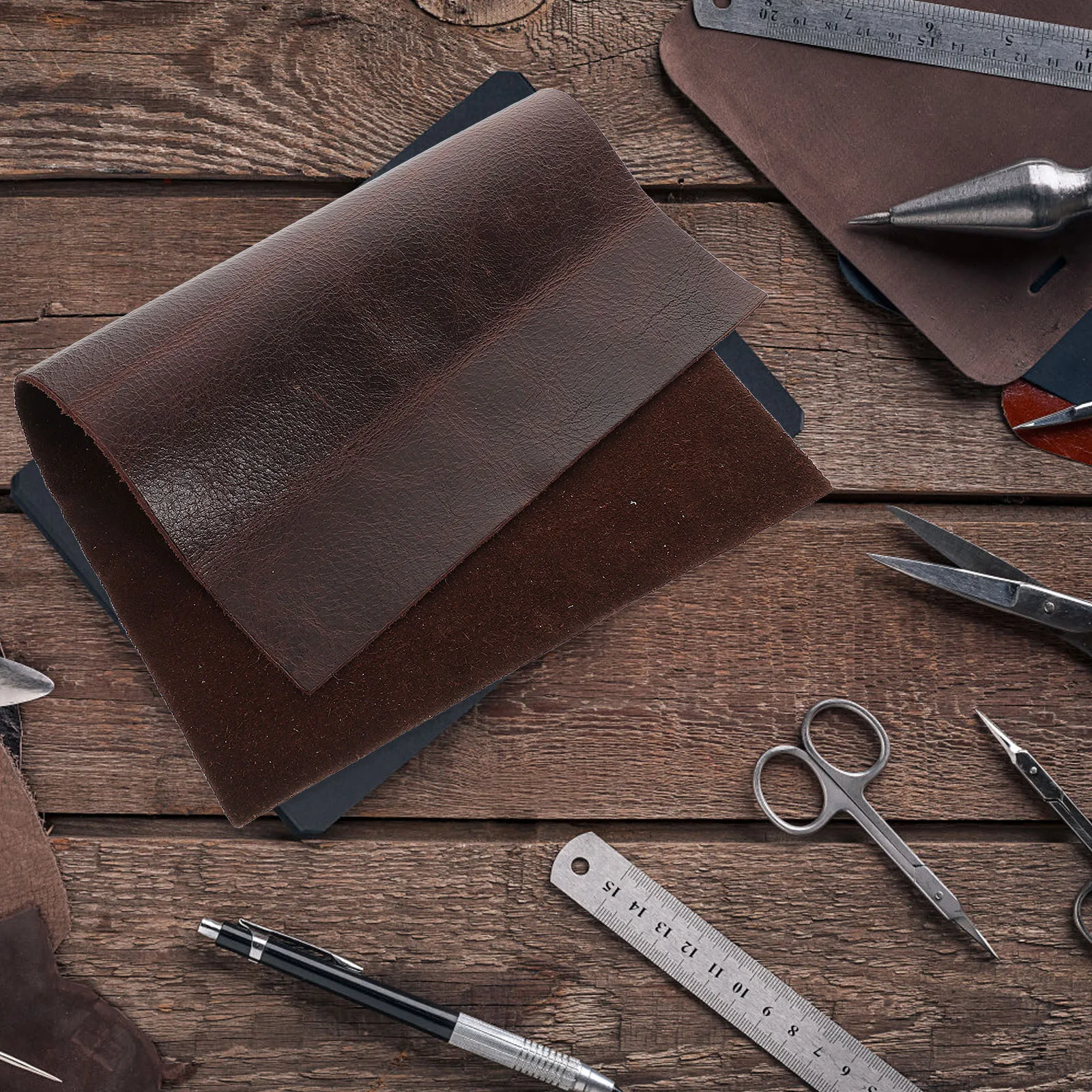 

Sheets for Crafting DIY Wallet Making Kit Cowhide Tooling Sewing Accessories Art Projects