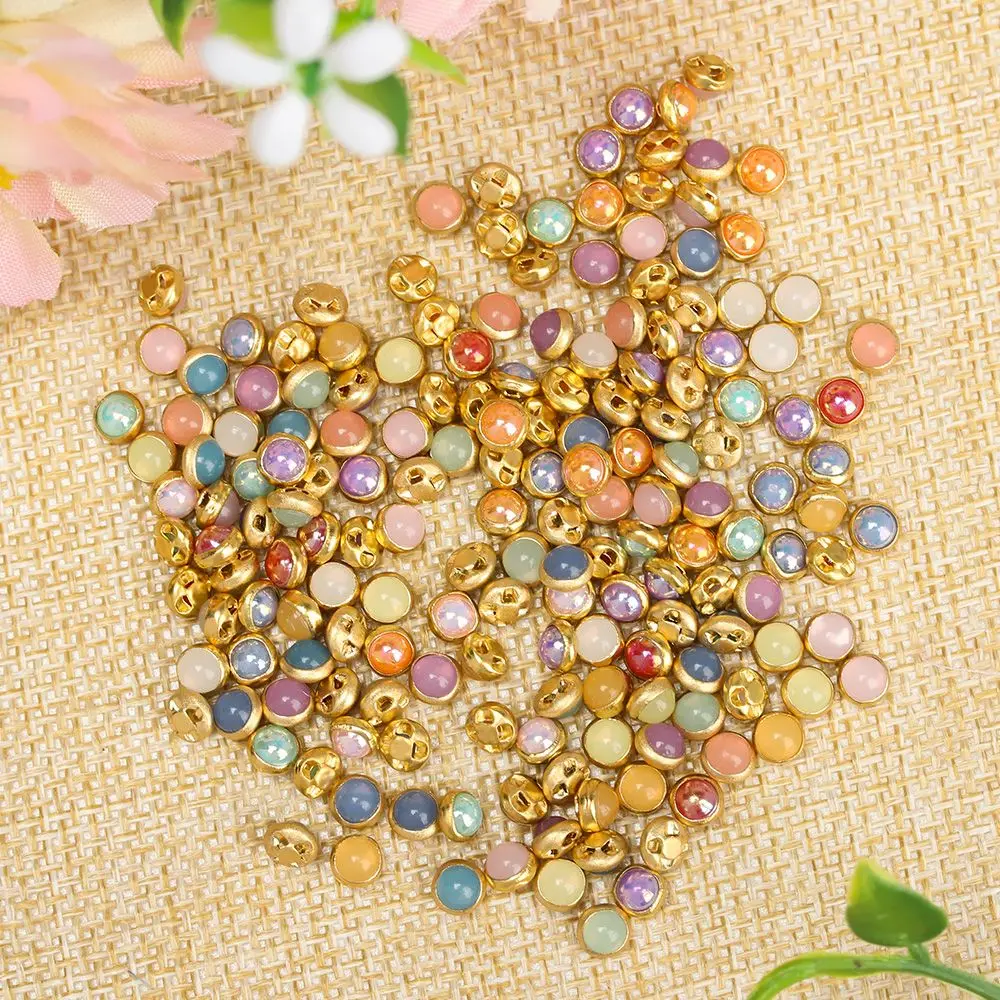 20/40pcs Handmade Dollhouse Miniature DIY Craft Pullip Clothing Sewing 1/6 Dolls DIY  Clothes Mini Pearl Buttons