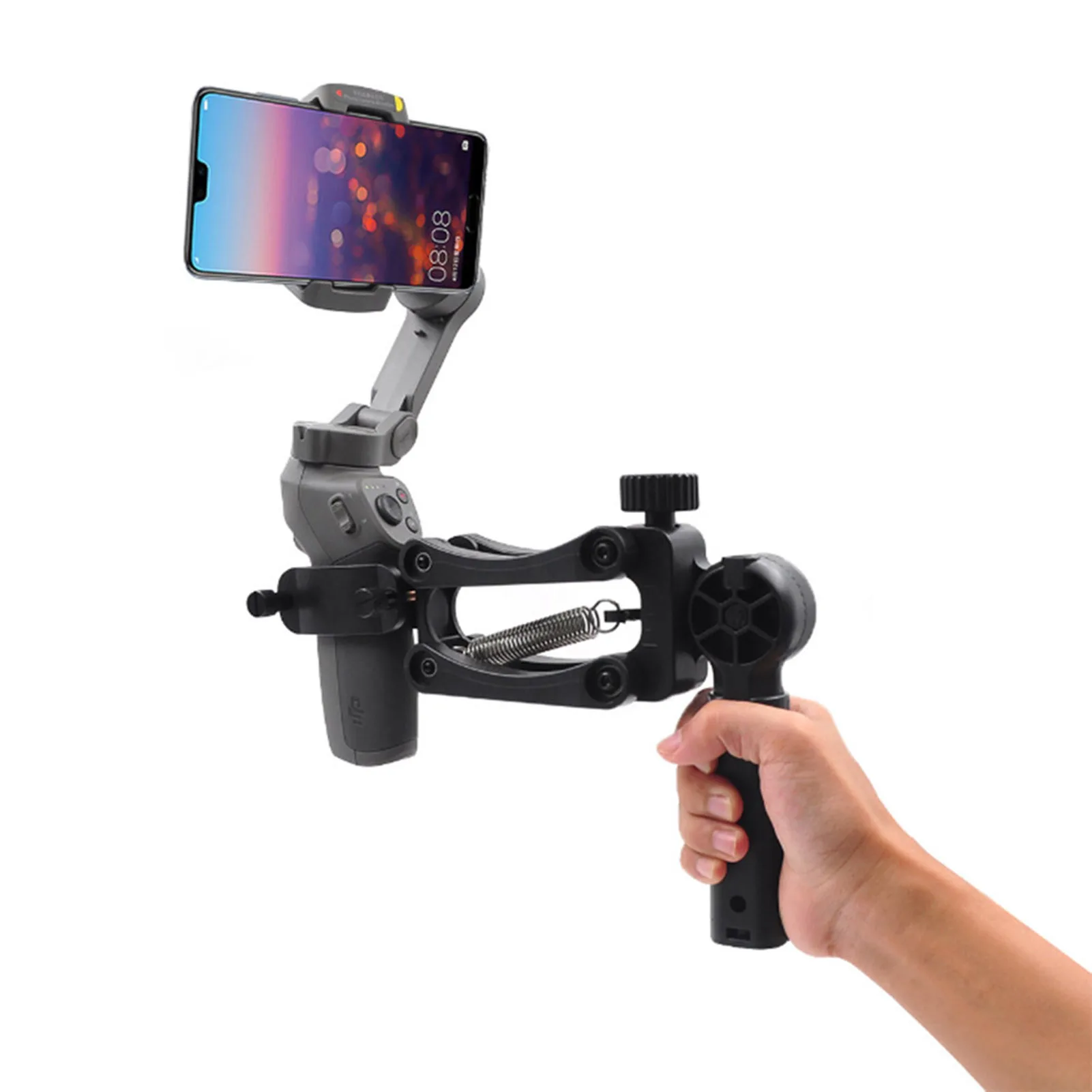 ABS Multi-function  Damping Handheld 4th Axis tabilizer Handle Grip Accessories for Osmo Mobile 3 4th Axis Stabilizer