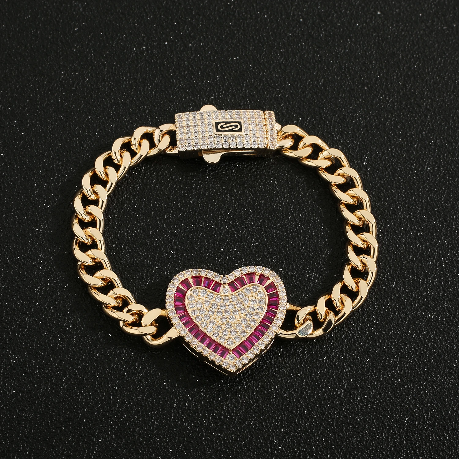 Charming Monaco chain love bracelet 14k gold-plated female jewelry supports wholesale free shipping item