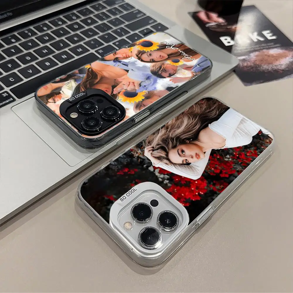 أديسون راي حافظة هاتف محمول آيفون 17 16 15 14 13 12 11 X XR XS 8 7 Pro Max Plus غطاء ملون شفاف غطاء فاخر