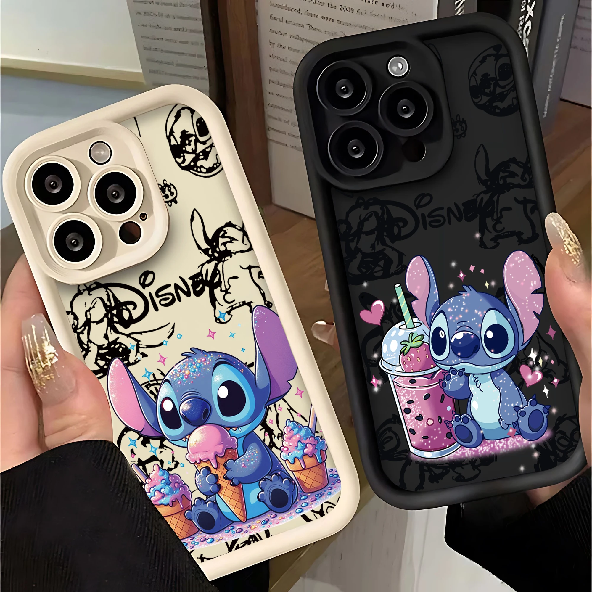 New Cute Cartoon Anime Stitchs Phone Case for Huawei P20 P30 P40 P50 Mate 20 30 40 Pro Nova 7 9 10 SE Soft TPU Back Cover