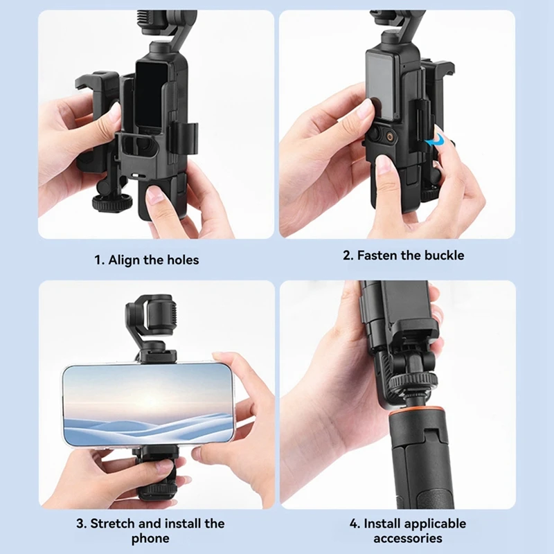 Suitable For DJI OSMO POCKET3 Mobile Phone Prompter Bracket Expansion Bracket Extension Rod Tripod Accessories