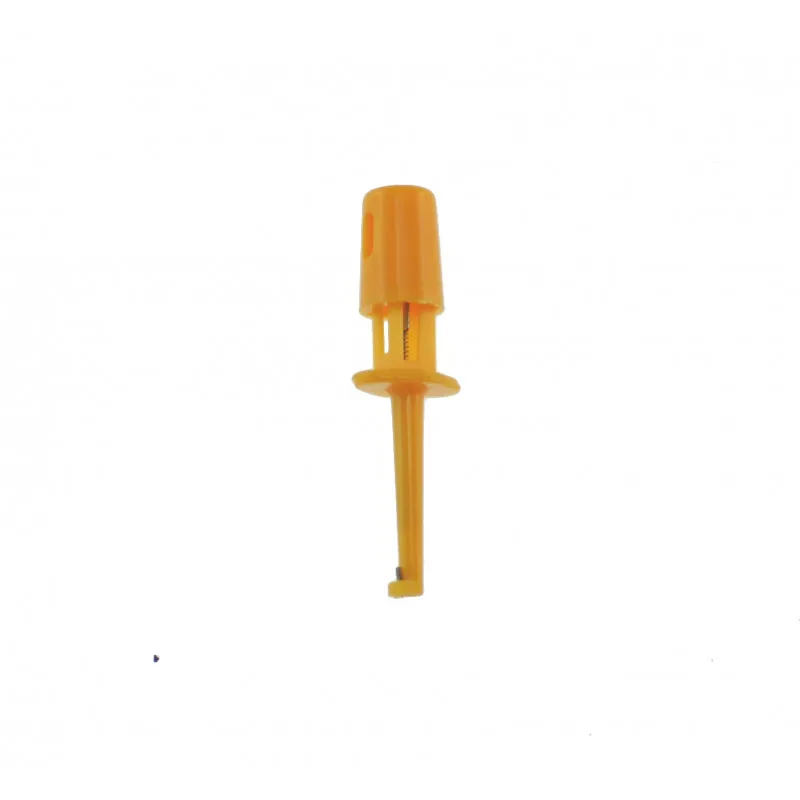 Single Hooks Testing Probe Connecting Wire Clips 4cm Orange