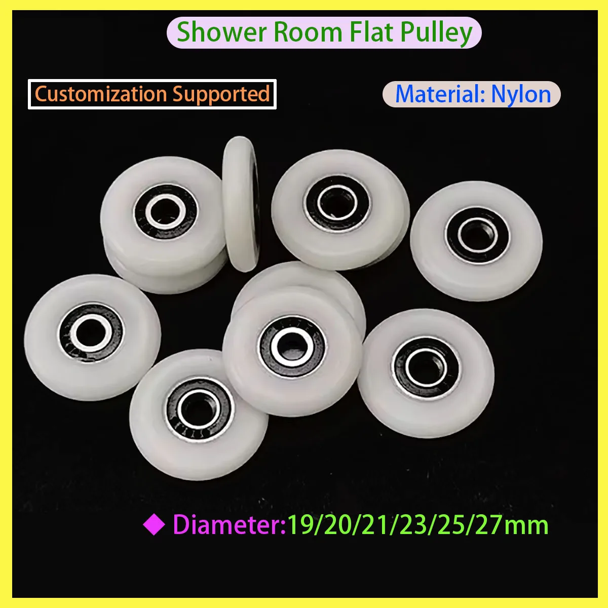 

Bath Cabinet Wheel, Flushing Room Accessories with A Diameter of 19/20/21/23/25/27mm