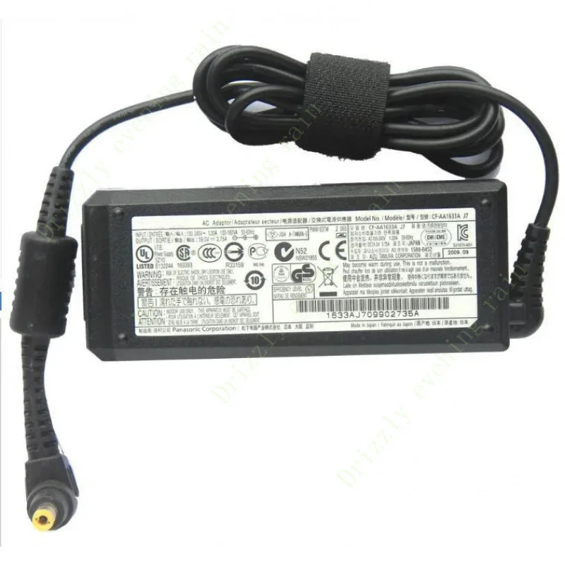 For Panasonic Toughbook CF-H2 FZ-B2 FZ-E1 FZ-M1 FZ-X1 CF-08 CF-P1 CF-51 Original AC Adapter CF-AA1633A J8 CF-AA6373A-M1 Charger