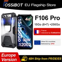 FOSSiBOT F106 Pro 15GB(8 + 7) RAM 256GB ROM Smartphone 12000mAh 30W Charging 6,58 \