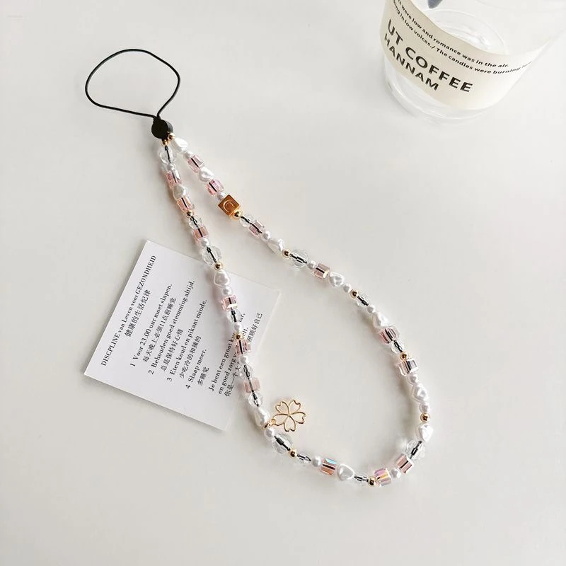 Sakura Short Chain Long Chain Mobile Phone Straps for IPhone Lanyard Bracelet for Samsung Galaxy