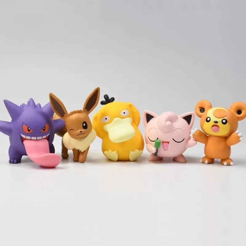 tomy-original-5-uds-gashapon-ьpokemon-anime-figuras-de-juguete-para-ninos-regalo-adornos-de-modelos-coleccionables