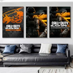 A-Game Call Of D-Duty Black Ops 6 Poster Wall Art Home Decor Room Decor Digital Painting Living Room Restaurant Kitchen Art