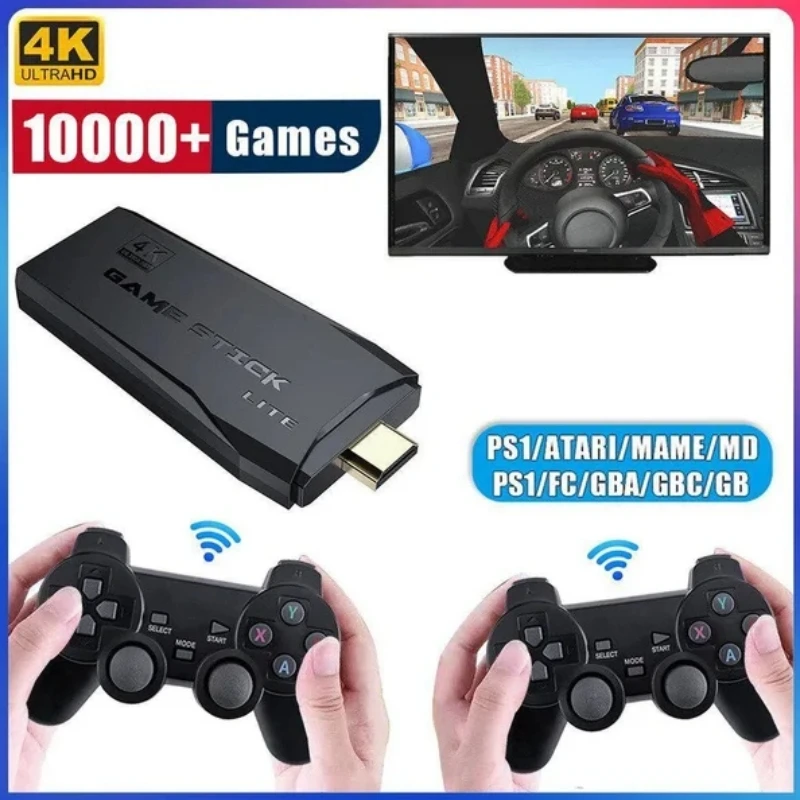 

Mini Arcade Rocker 4K TV Game Console 32GB/64GB 3000+/10000+ Games For FC/Mame Family Video Games Console Support 2 Players