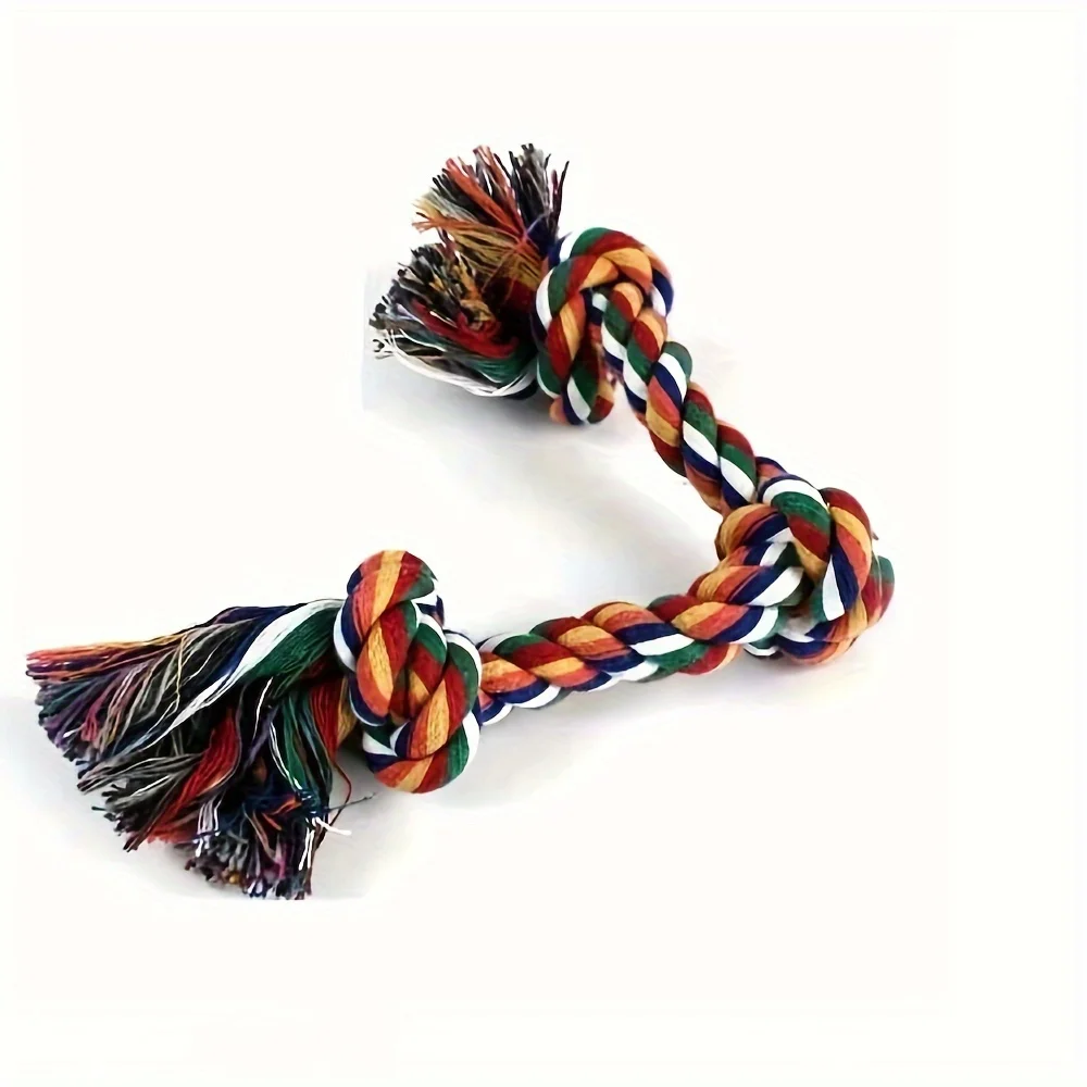 1/5pcs Dogs Toys Puppy Chew Cotton Rope Knot Interactive Toy Durable Braided Toys Cleaning Teeth Molar For Small Dogs