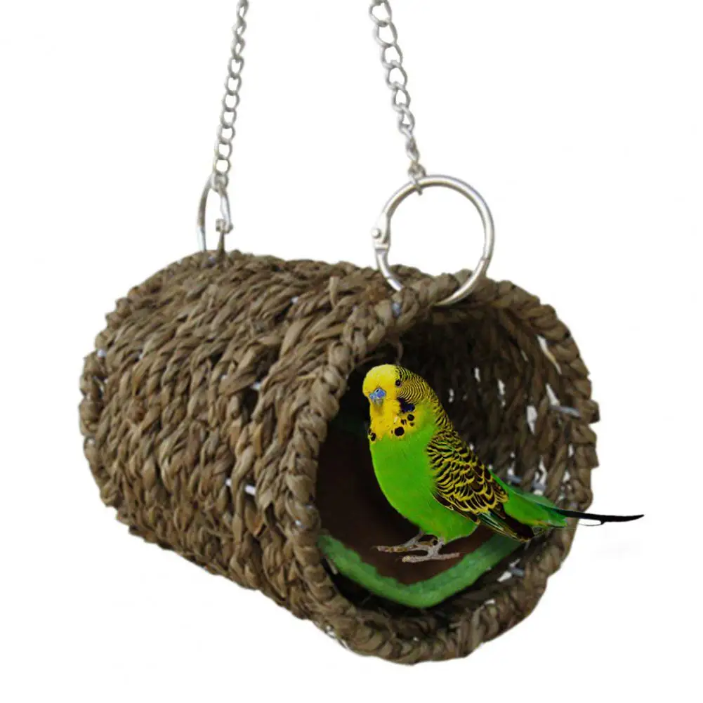 Small Pet House Safe Ornament Pet Accessories Hanging Bird Parrot Cage