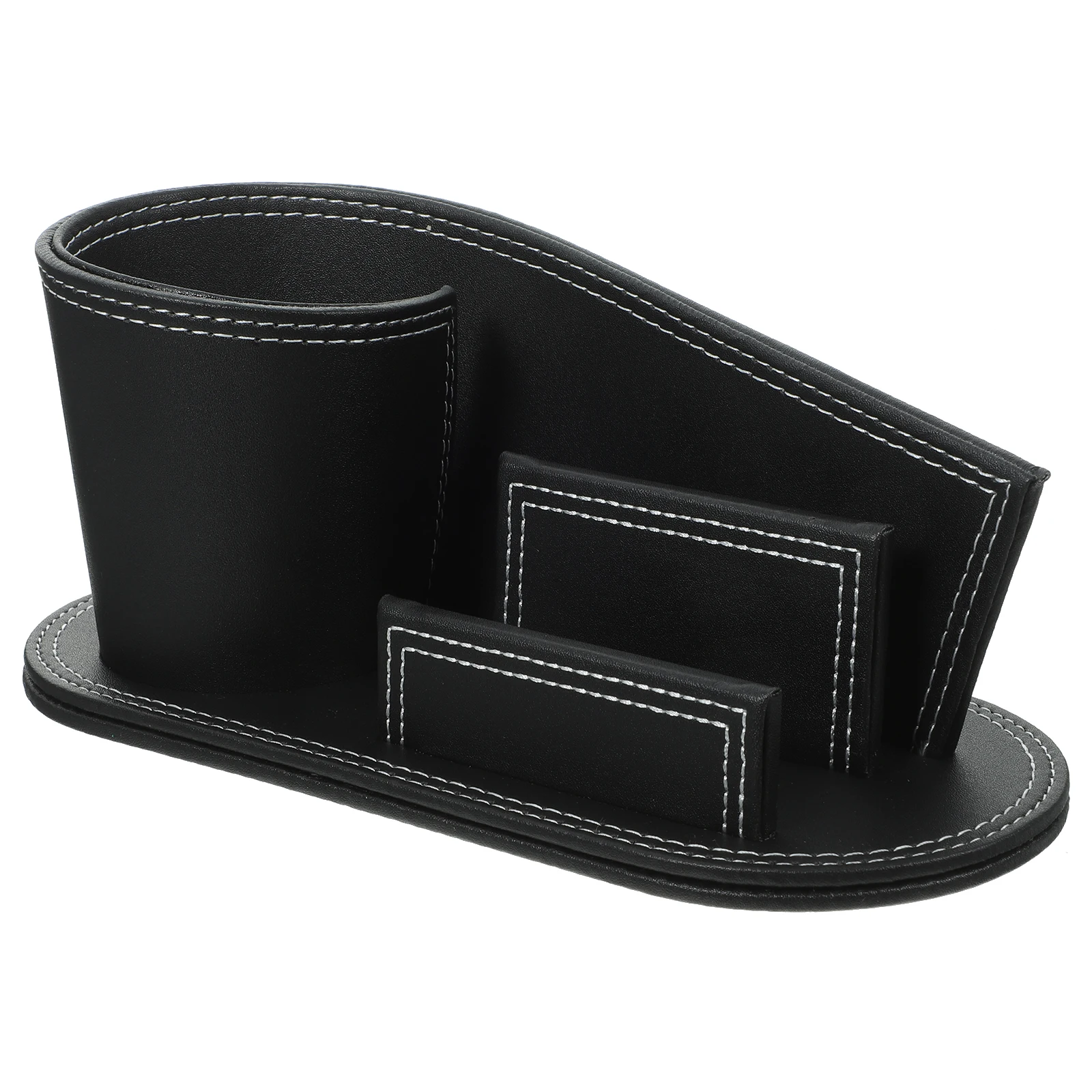 

Pu Holders Black Desk ganizer for Office Supplies High Density Board Business Stand Keeps Business Holder For Desk Tidy
