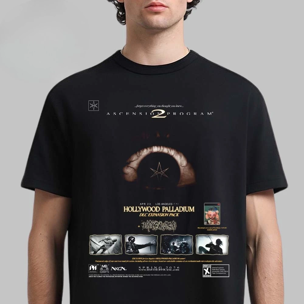 Nueva camiseta de algodón Bring Me The Horizon, camiseta unisex de manga corta de verano, camiseta de marca a la moda, informal, de lujo, Vintage