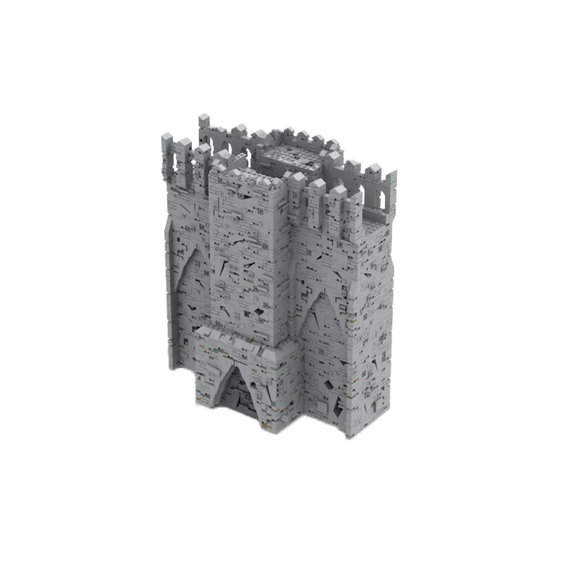 MOC-50653 SF 映画 UCS アーキテクチャマジックリング城壁ビルディングブロックグッズディスプレイアセンブリモデルレンガおもちゃキット