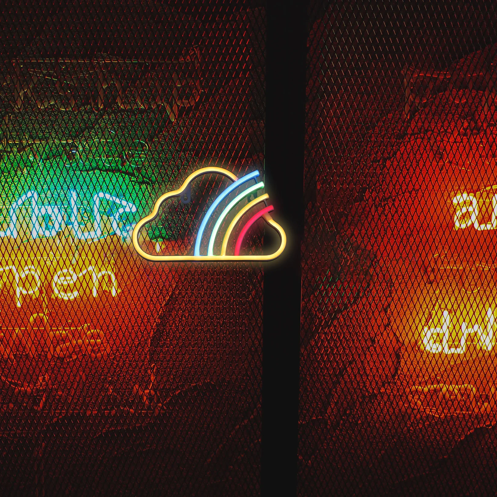 

Led Cloud Neon Light Rainbow Shape Wall Decor Unique Lighting Effect Bar Party Garden Mall Decoration