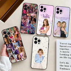 Violetta tv show cell Phone Case for iphone 15 Pro Max 14 Mini 13 12 11 X Xr Xs 6 15 7 8 Plus Back Cover