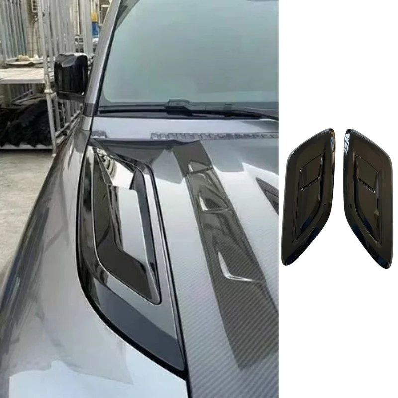 Car Exterior Hood Air Vent Outlet Wing Trim for Land Rover Range Rover Sport 2018-2022 Airflow Hood Vent Cover LR098756 LR098767