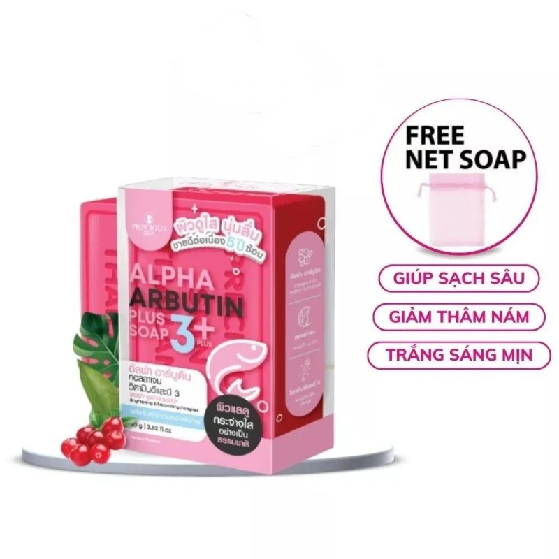 80g Thailand Alpha Arbutin 3 Plus Reduce Acne Freckles Dark Spots Dull Skin Brightening Smoothening Moisturizes Skin