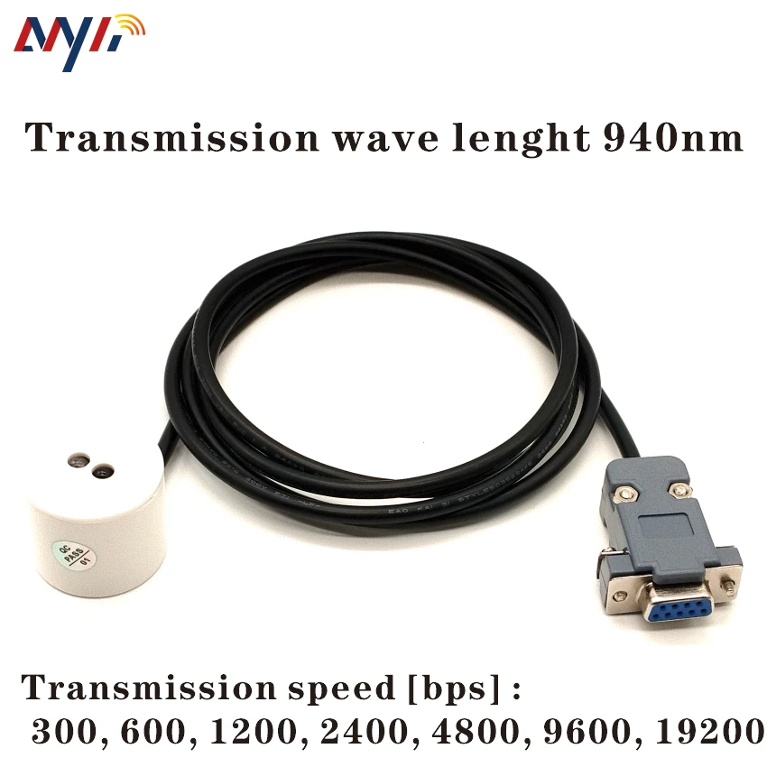 Imagem -03 - Sonda Óptica com Rs232 Db9 Medidor de Interface Ler para Fora a Cabeça Iec6205621 Iec1107