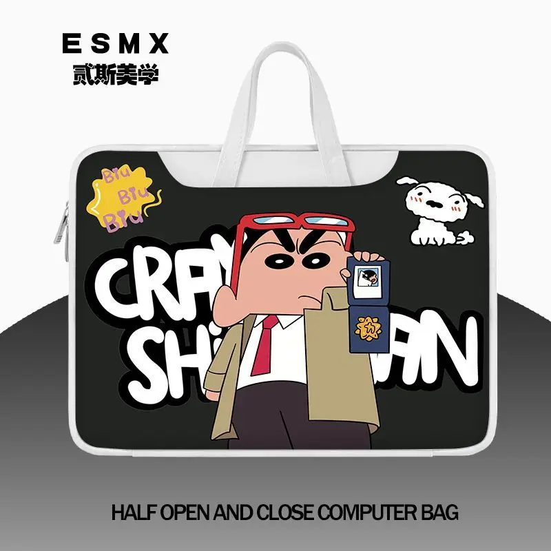 Disney Anime Crayon Shin chan Laptop Bag Apple Dell Lenovo 13 14 16 15.6-inch Macbook Air Pro Laptop Bag Corporate Package Gift