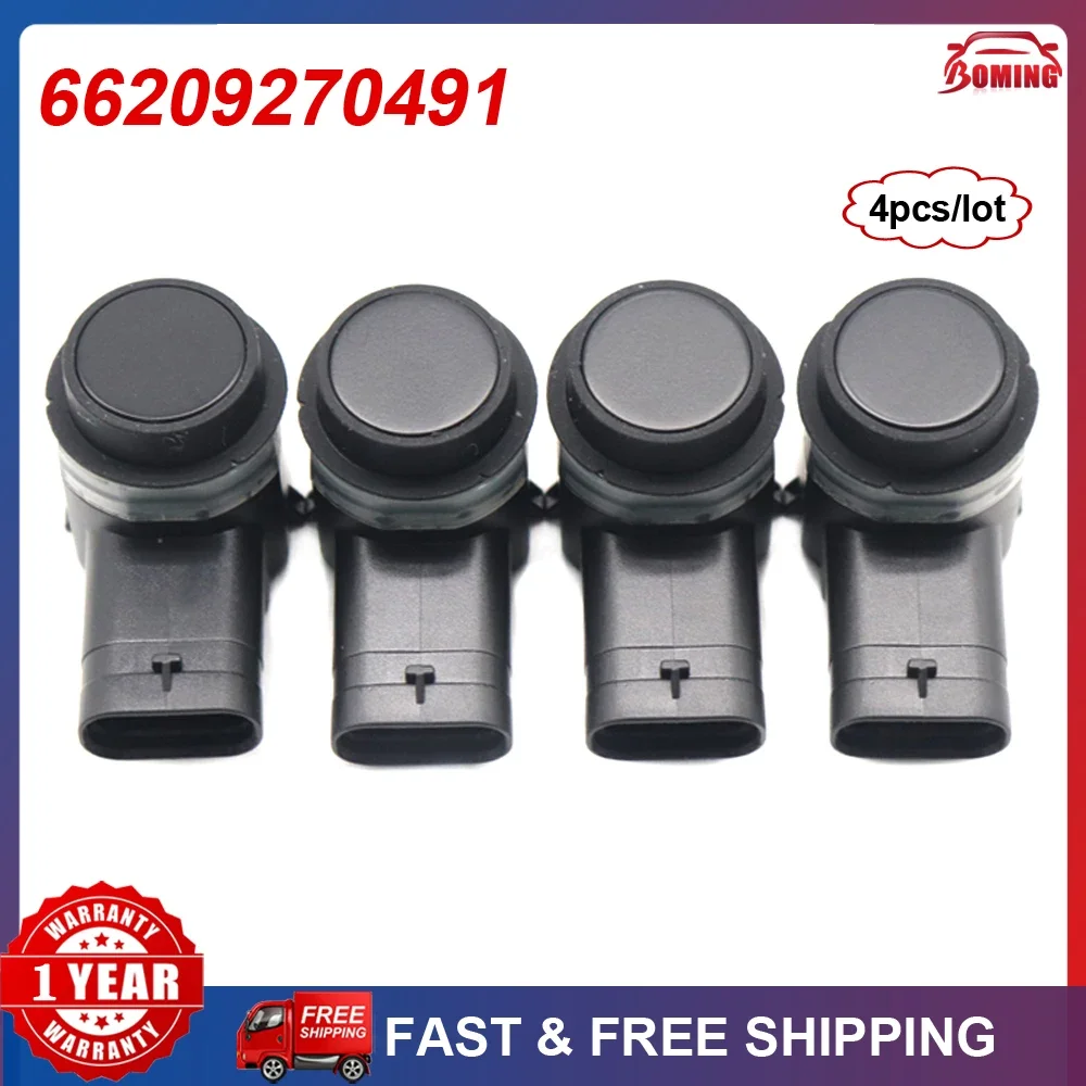 

4PCS 66209270491 Car Black NEW PDC Parking Sensor For BMW X3 F25 X5 E70 5-Series F07 66202184214 66209231279