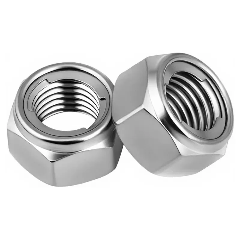 304 Stainless Steel Din980 All Metal Lug Lock Nuts Prevaillng Rorque Hexagon Nuts
