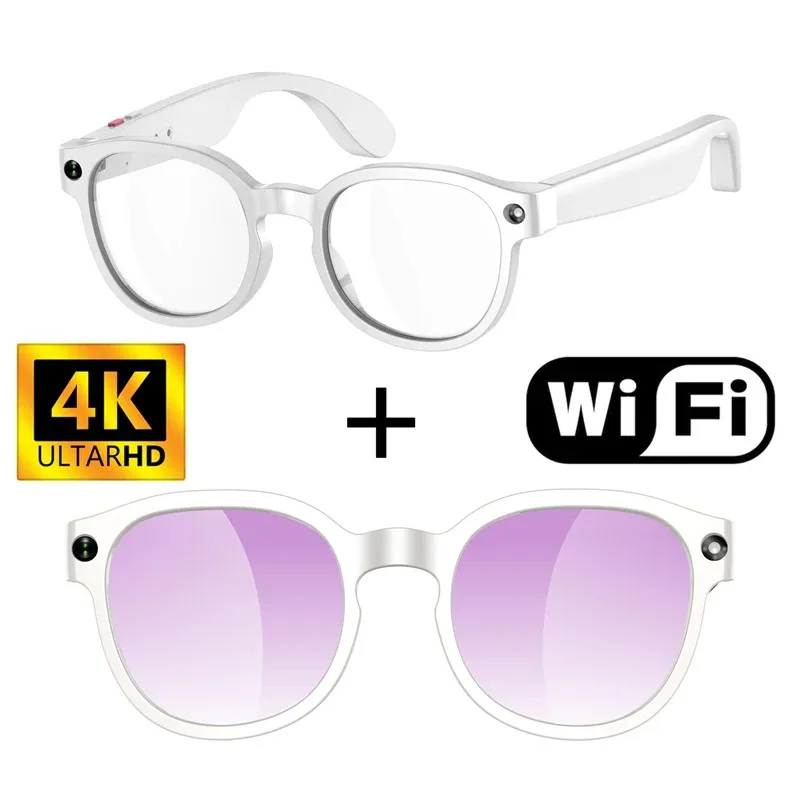 2026年新型AIスマートグラス AI翻訳 8MP HDカメラ 4K撮影画像