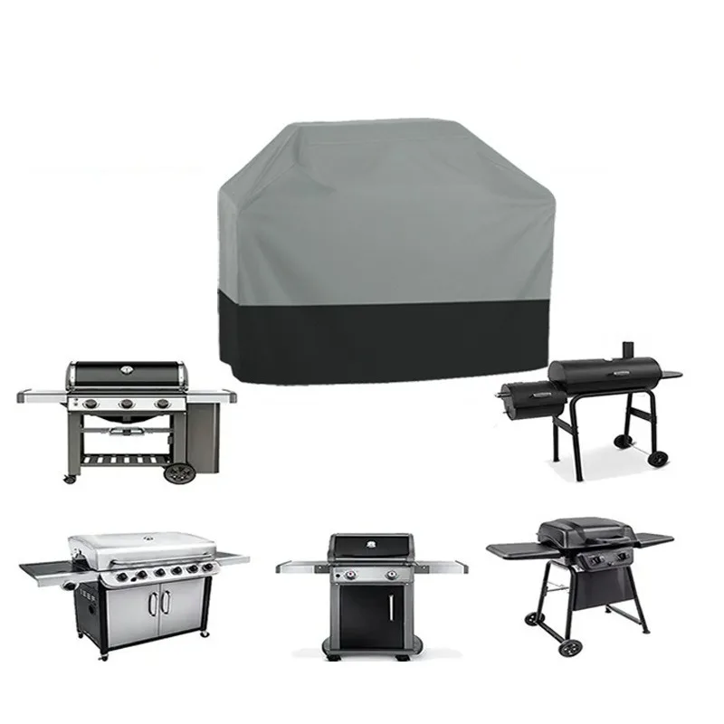 BBQ Grill Barbeque Cover Anti-Dust Waterproof Heavy Duty Charbroil BBQ Cover Outdoor Rain Protective Barbecue Cover 1pcs