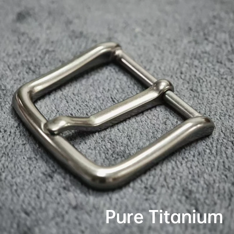 التيتانيوم النقي 3 سنتيمتر دبوس مشبك حزام الرأس المشبك-الرجال النساء موضة التيتانيوم معدن الصدأ المضادة للحساسية حزام مشبك الملحقات #1