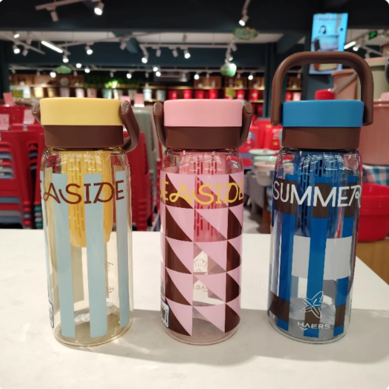 Highly Attractive Tritan Water Bottle for Men and Women Resistant To High Temperatures Perfect for School Use Hals Tea Cup