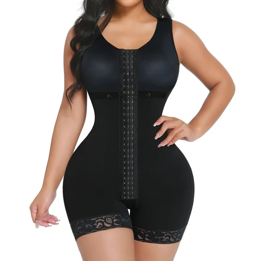 Fajas Colombianas BBL Stage 2 Post Surgery Shapewear Bodysuit Postpartum Girdle High Compression Full Body Shaper Butt Lifter