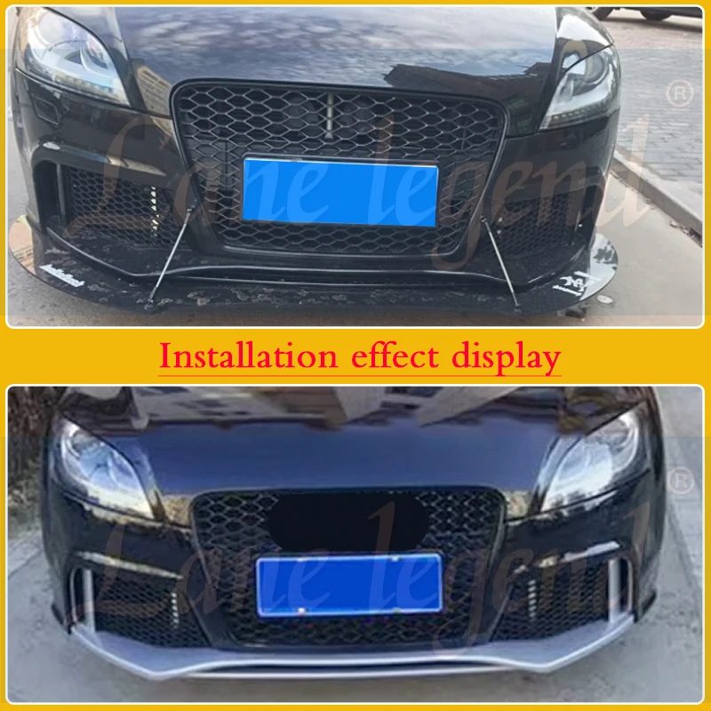 Voor Ttrs Stijl Auto Voorbumper Front Grille Racing Grill Voor Audi Tt 2008-2015 Voor Ttrs Grill Auto Styling Accessoires