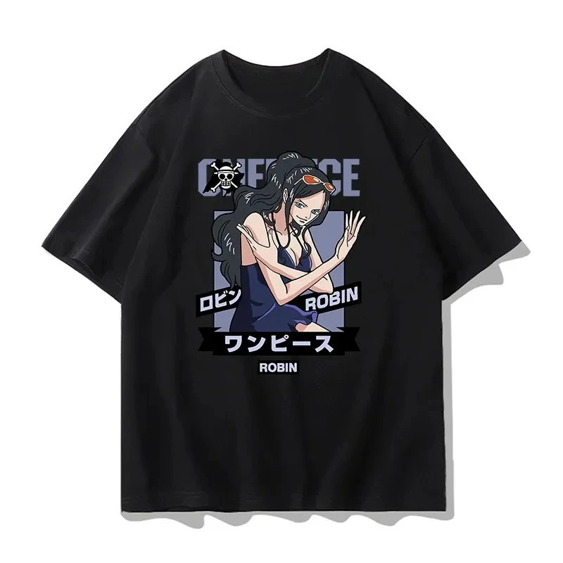 

Футболка One Piece - мужская/женская - хлопок - новый дизайн лето 2026 - удобная в носке