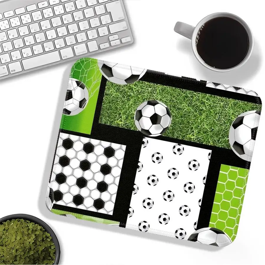 rubber Mouse Pad Desk accessories Game Console Pad Keyboard Mouse Pad Computer Laptop Pad office Pad Football Collage Pattern