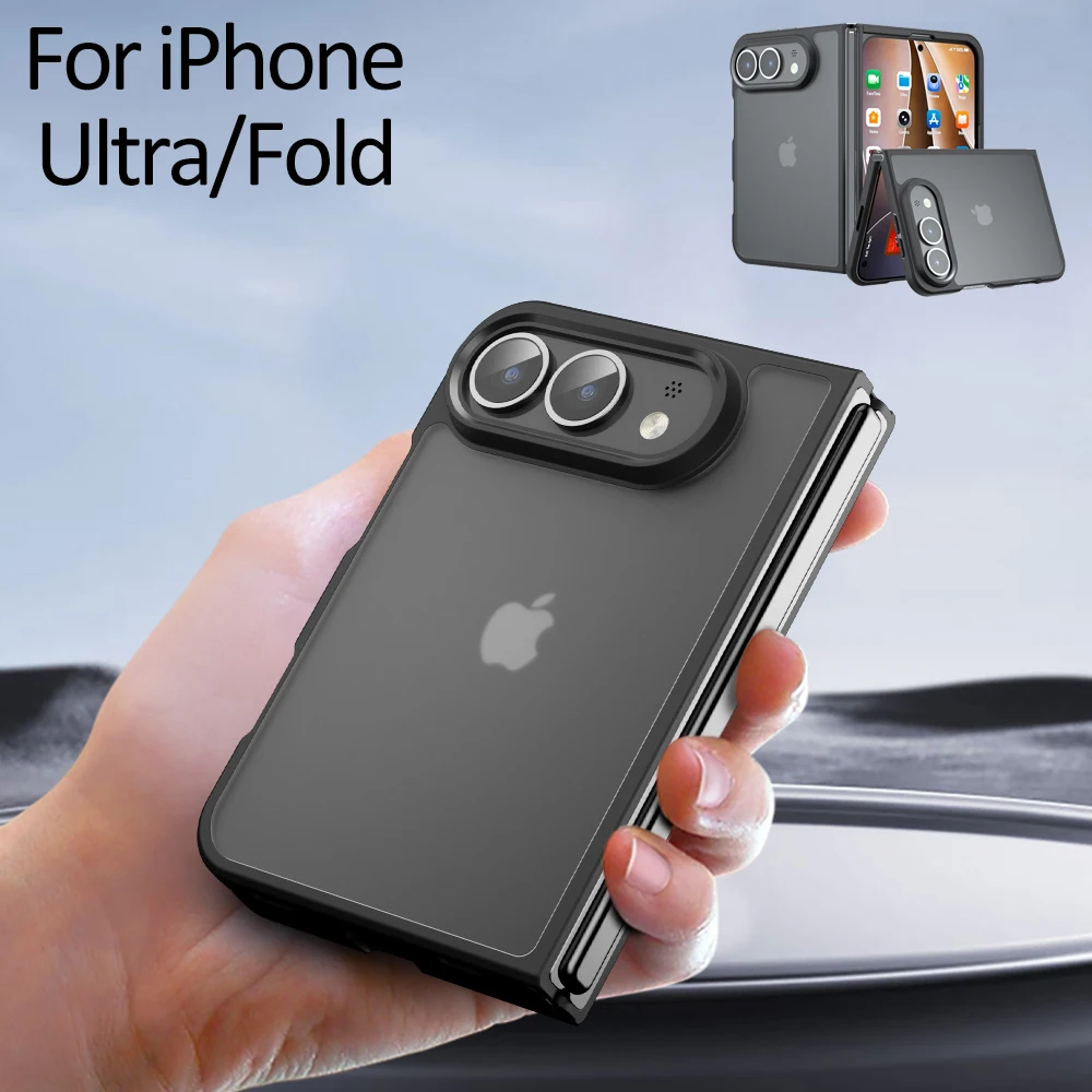 Für iPhone Duo Hülle Für Apple iPhone Duo Cover Stoßfänger Matt PC + TPU Kratzfeste Schutzhülle Rückseite Für iPhone Duo