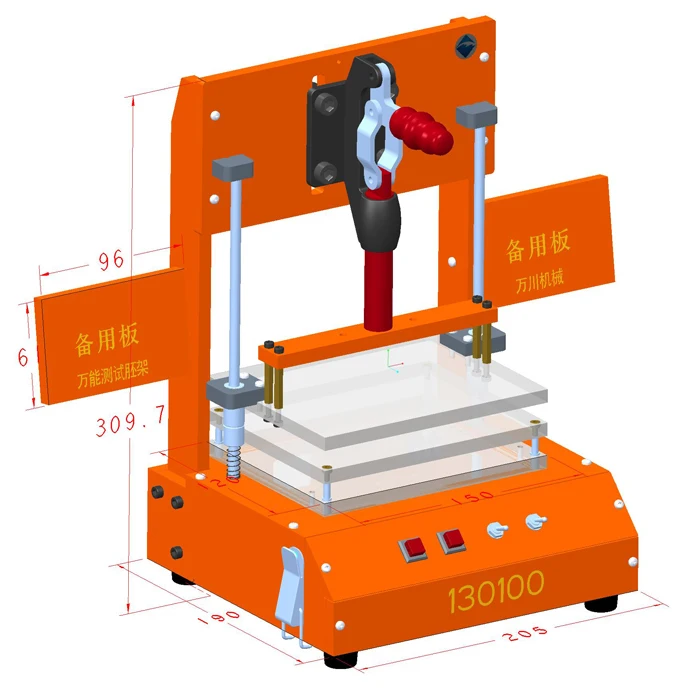 PCB testing frame, fixture burning test PCBA testing embryo frame PCB tooling electrical board, needle board