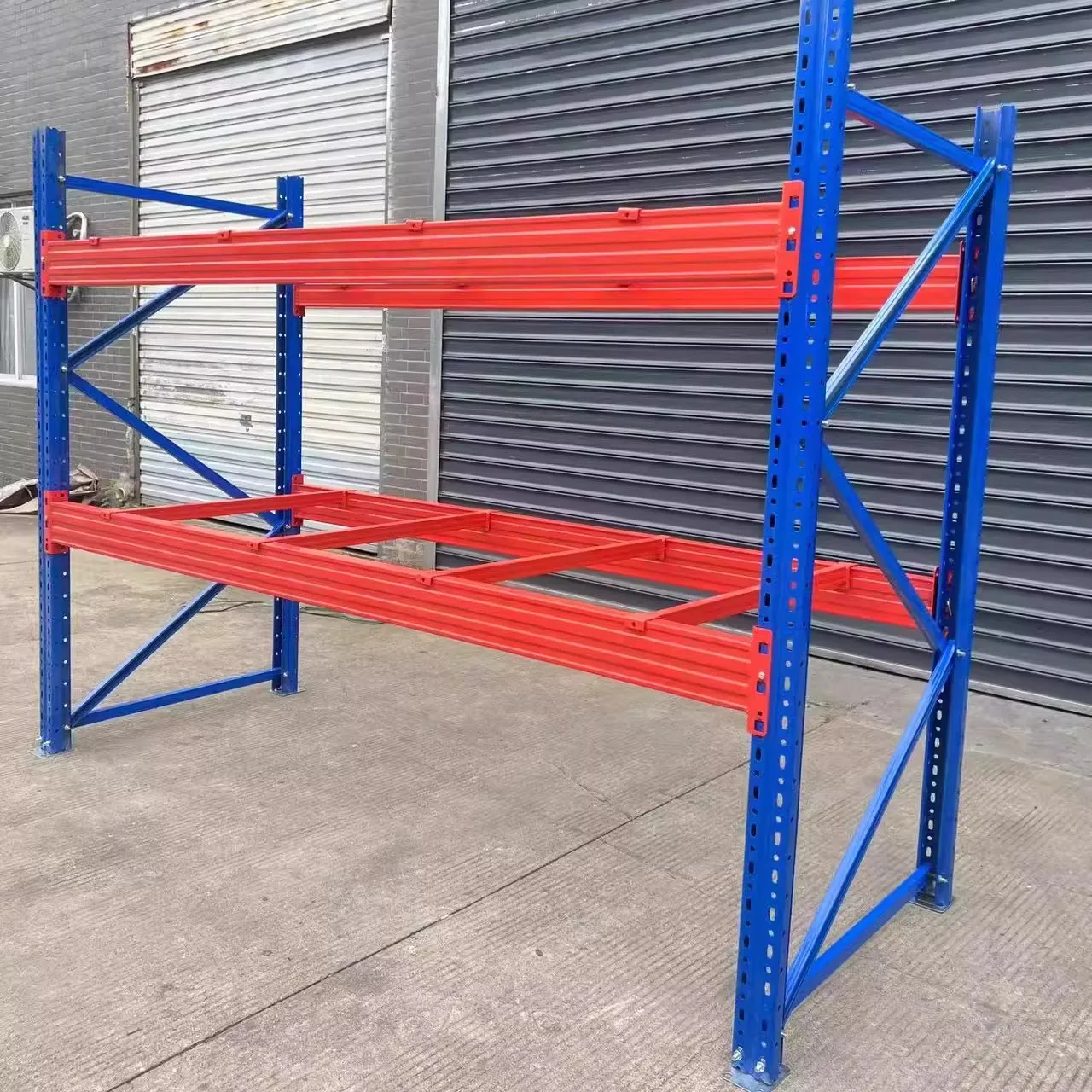 Heavy-Duty Racks, Metal Steel Industrial Shelving, Welding-Free Adjustable Pallet Racking, Multi-Layer Rack for Warehouse Depot
