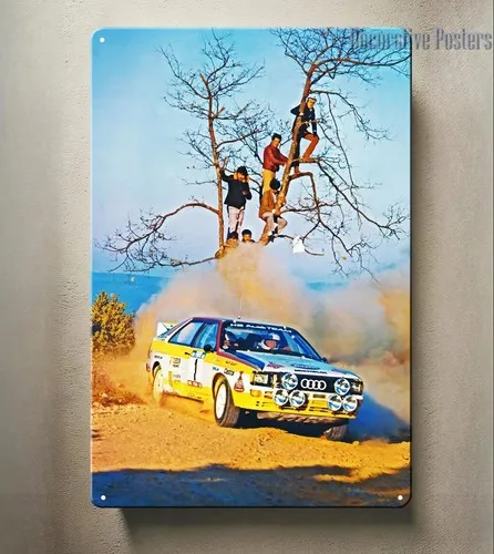sport s1 1985 Racing Rally Car Group B Metal Poster - Sign 20x30cm-aluminum