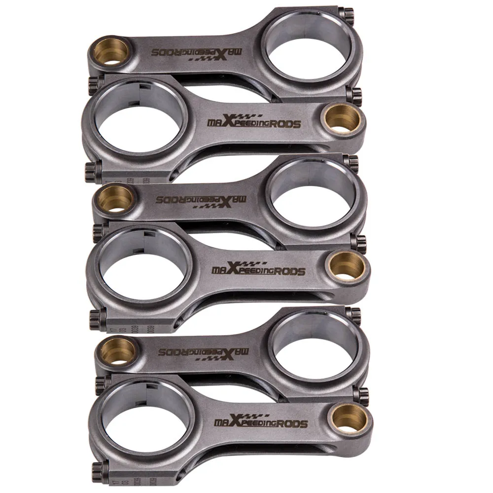 MaXpeedingrods H Beam Connecting Rods for BMW E34 M5 S38 B38 S38 3.8L 142.5mm