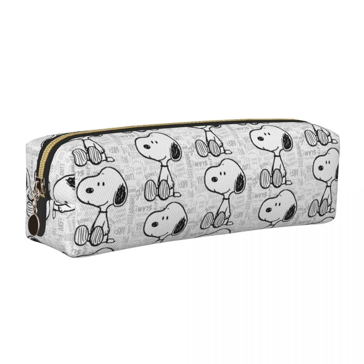 

Classic Snoopy Peanuts Pencil Case Cartoon Pencilcases Pen Kids Large Storage Bag Office Gift Stationery