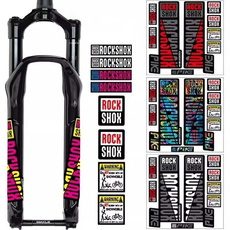 AliExpress High Quality Tuning Bike Sticker LYRIK ROCK-SHOX Rockshox Fork Scratch Cover Protective Bicycle Parts Personalized Decorations