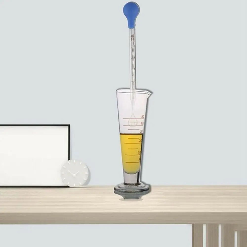 

Laboratory Supplies Pipet Pipette 10ml Rubber Head Pipettors Scale Dropper Glass