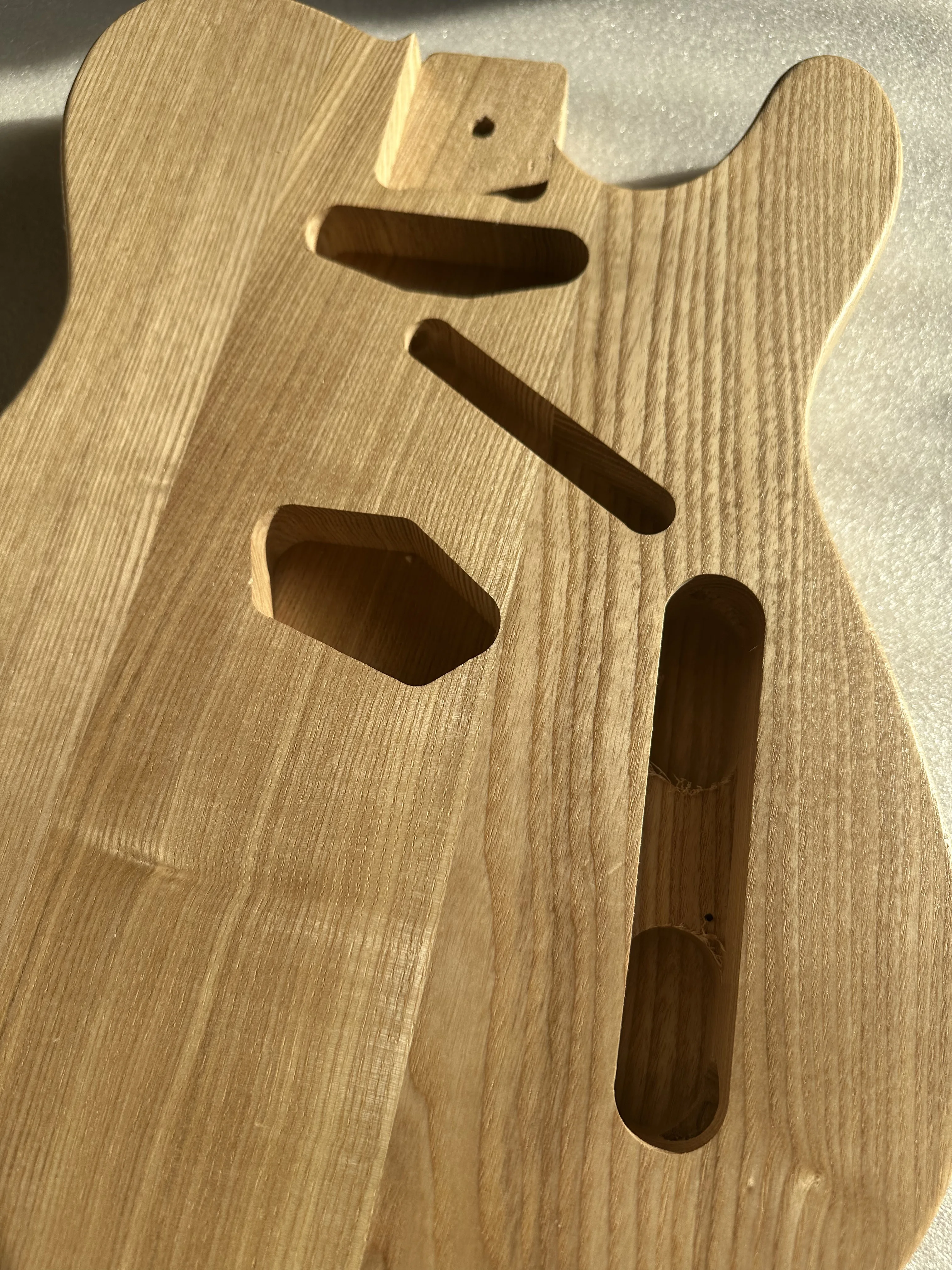 ash-wood-electric-guitar-barrel-luthier-diy-replacement-parts-unfinished-pocket-ss-ashwood-tl-style-556-cm