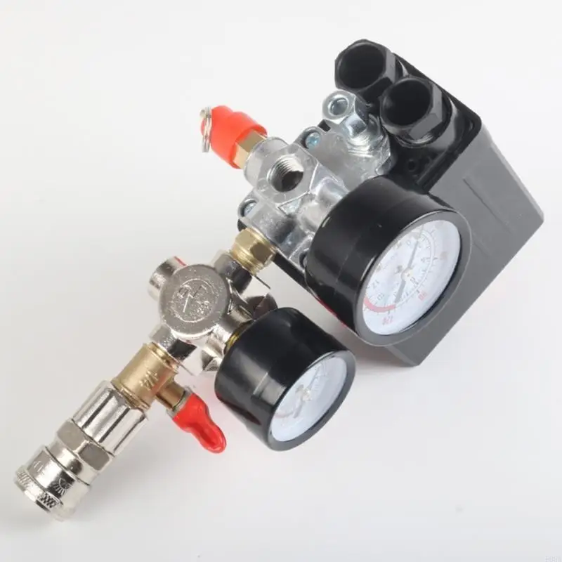 Air Compressor Pressure Switches Control Valves Air Pressure Regulator 90-120PSI / Safety Pressure Relief Valves 