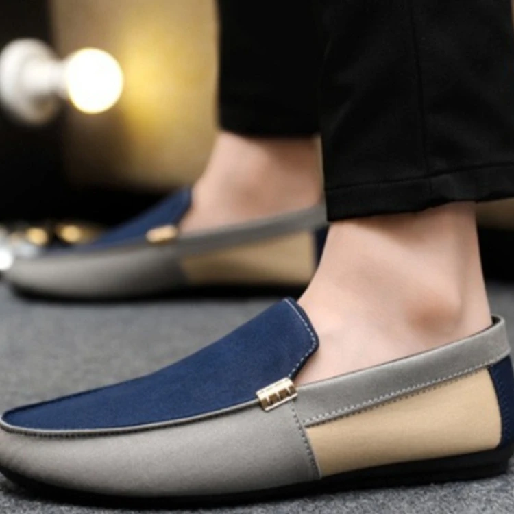 Modische Frühlings- und Sommerschuhe für Herren, lässige Einzelschuhe, atmungsaktive Slipper, Fahrschuhe, große Herrenschuhe – Detail 9