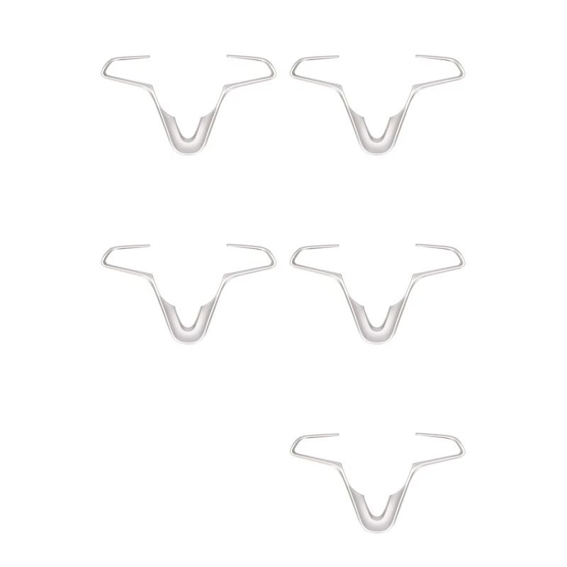 New-5X Matte Silver Steering Wheel Trim Strip Decorate Sticker For Chevrolet Sail 3 2015-2017