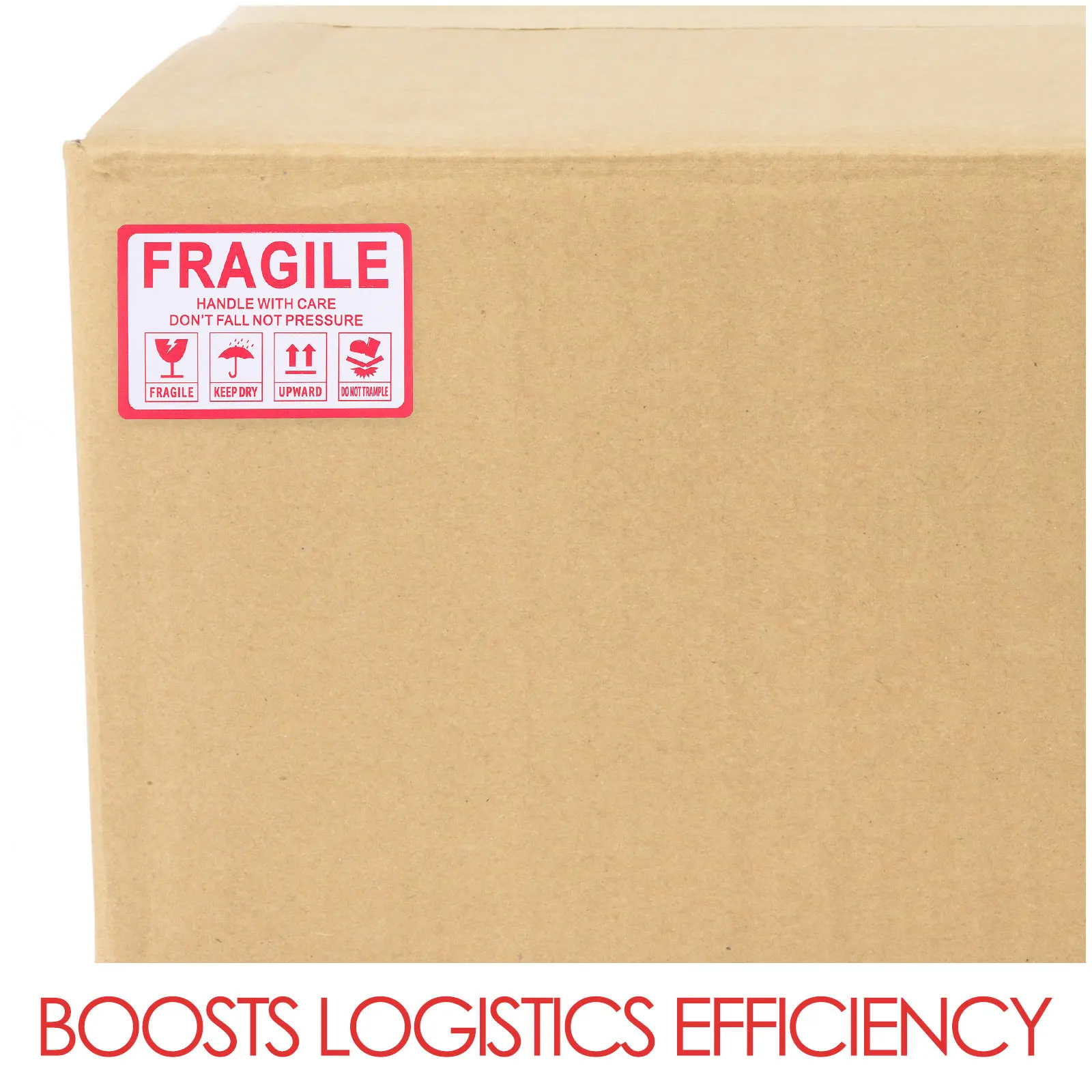 1000Pcs Shipping Fragile Warning Labels Handle Care Adhesive Stickers Small Business Packaging Moving Box Supplies